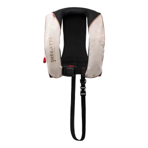 MarineSafe 170N oppblåsbar vest, i beige.